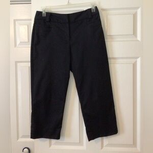 Apt. 9 Black Cropped Ankle Pants